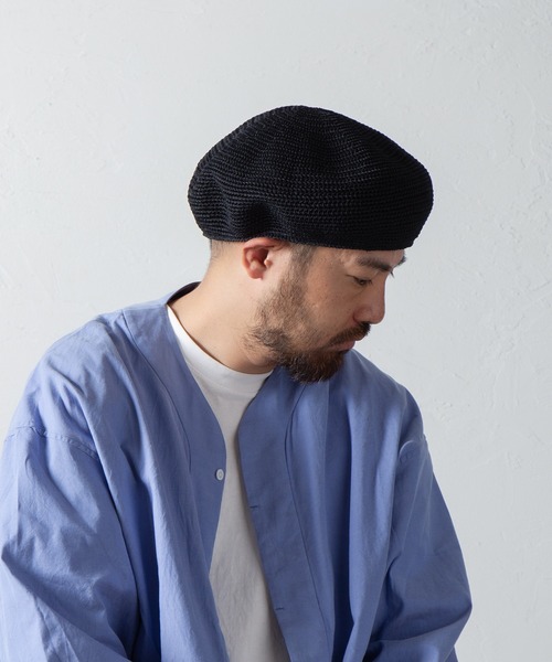 【セール】Gima Cotton Knit Beret / ギマコットンニットベレー(ハンチング/ベレー帽)|RACAL(ラカル) 【セール】Gima Cotton Knit Beret / ギマコットンニットベレー(ハンチング/ベレー帽)|RACAL(ラカル)