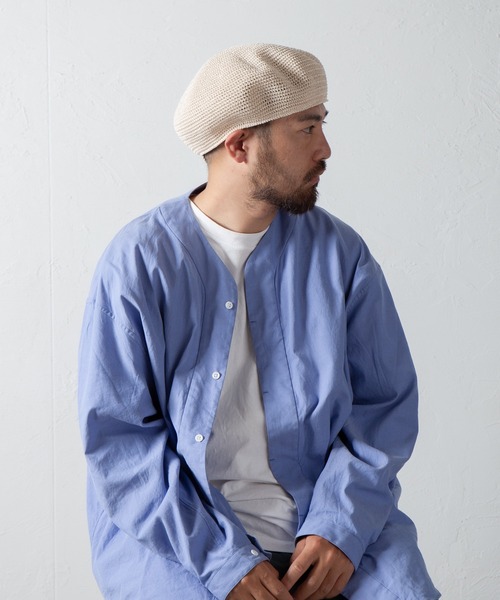 【セール】Gima Cotton Knit Beret / ギマコットンニットベレー(ハンチング/ベレー帽)|RACAL(ラカル) 【セール】Gima Cotton Knit Beret / ギマコットンニットベレー(ハンチング/ベレー帽)|RACAL(ラカル)