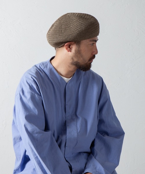 【セール】Gima Cotton Knit Beret / ギマコットンニットベレー(ハンチング/ベレー帽)|RACAL(ラカル) 【セール】Gima Cotton Knit Beret / ギマコットンニットベレー(ハンチング/ベレー帽)|RACAL(ラカル)