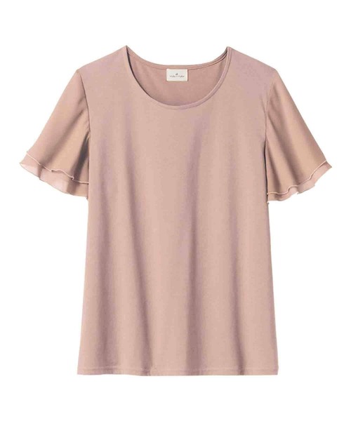袖シフォンゆるＴシャツ