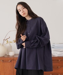 Air Tokyo | スタンドカラー グランパシャツ(シャツ/ブラウス)