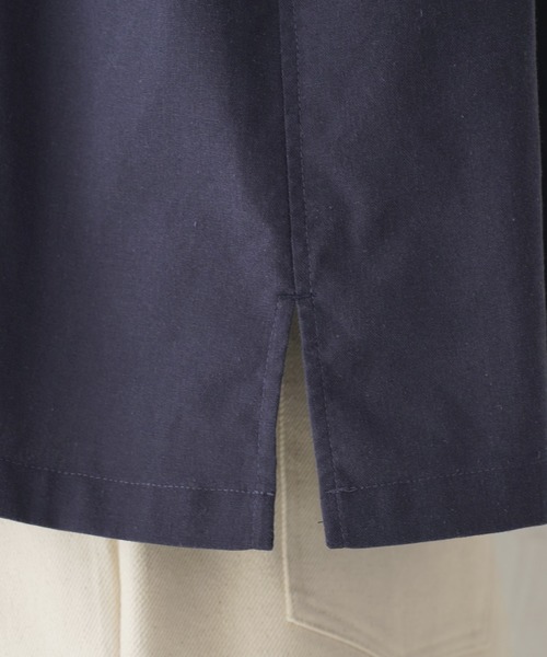 Air Tokyo(エアートウキョー)の「スタンドカラー グランパシャツ(シャツ/ブラウス・メンズ・ネイビー/アイボリー・MEDIUM/LARGE)」の14枚目の写真