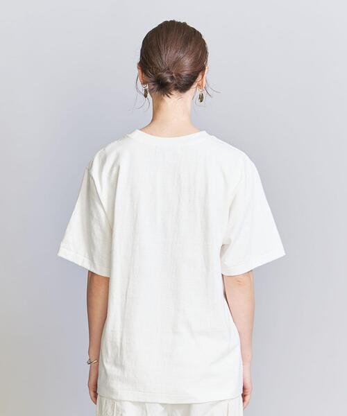 AMERICANA（アメリカーナ）の「【別注】＜AMERICANA＞スポーツプリントTシャツ（Tシャツ/カットソー・レディース・オレンジ/ホワイト/ライム・FREE）」の4枚目の写真