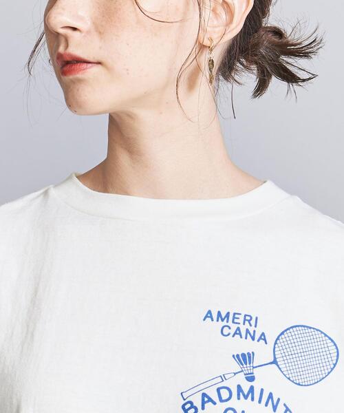 【別注】 Americana ロゴプリントTシャツ　2024SS Americana(アメリカーナ) 2024SS AMRCN logo Tsh ロゴTシャツ