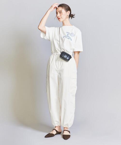 AMERICANA（アメリカーナ）の「【別注】＜AMERICANA＞スポーツプリントTシャツ（Tシャツ/カットソー・レディース・オレンジ/ホワイト/ライム・FREE）」の5枚目の写真