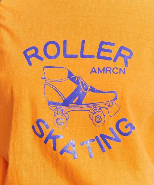 AMERICANA（アメリカーナ）の「【別注】＜AMERICANA＞スポーツプリントTシャツ（Tシャツ/カットソー・レディース・オレンジ/ホワイト/ライム・FREE）」の10枚目の写真