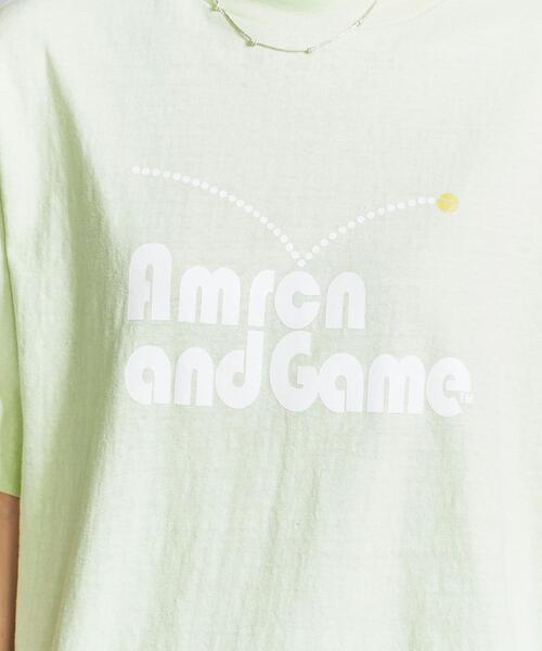 AMERICANA（アメリカーナ）の「【別注】＜AMERICANA＞スポーツプリントTシャツ（Tシャツ/カットソー・レディース・オレンジ/ホワイト/ライム・FREE）」の12枚目の写真