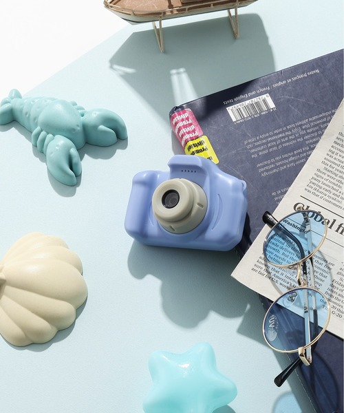 BAYFLOW(ベイフロー)の「OMOIDE CAMERA(KIDS)(カメラ/カメラグッズ・キッズ・ブルー/ピンク/グリーン・0)」の2枚目の写真