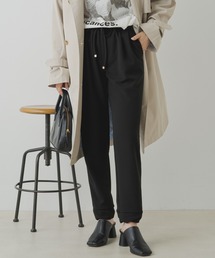 PUAL CE CIN | 【Du noir】裾アクセントイージーパンツ(その他パンツ)