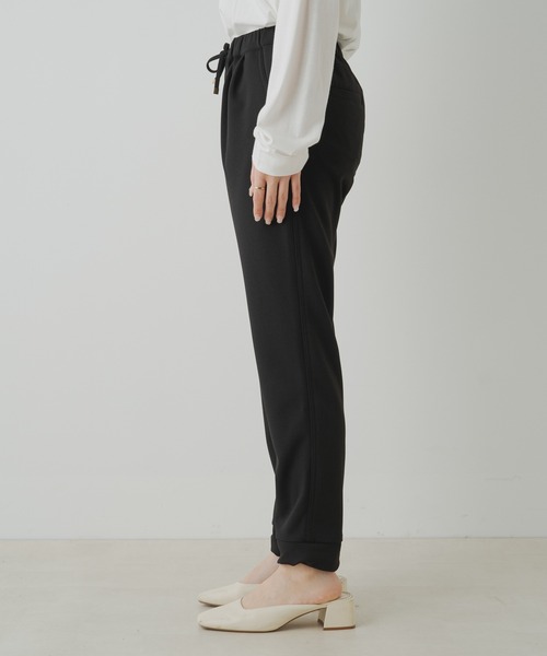 PUAL CE CIN（ピュアルセシン）の「【Du noir】裾アクセントイージーパンツ（その他パンツ・レディース・カーキ/ブラック・FREE）」の12枚目の写真