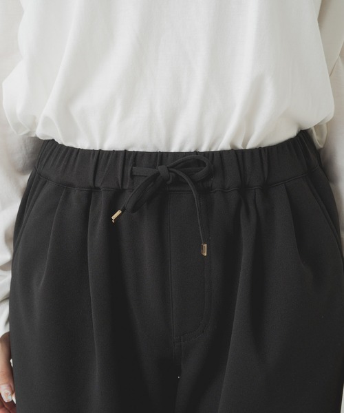 PUAL CE CIN（ピュアルセシン）の「【Du noir】裾アクセントイージーパンツ（その他パンツ・レディース・カーキ/ブラック・FREE）」の8枚目の写真