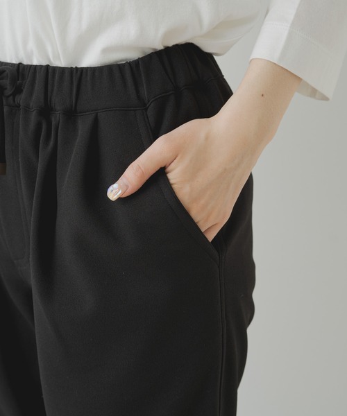 PUAL CE CIN（ピュアルセシン）の「【Du noir】裾アクセントイージーパンツ（その他パンツ・レディース・カーキ/ブラック・FREE）」の10枚目の写真