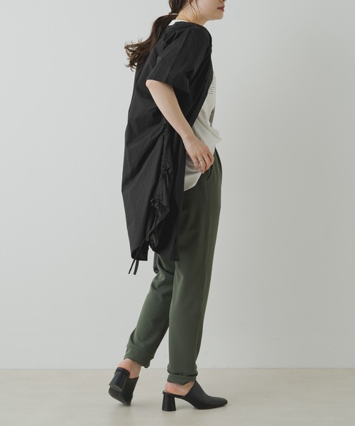 PUAL CE CIN（ピュアルセシン）の「【Du noir】裾アクセントイージーパンツ（その他パンツ・レディース・カーキ/ブラック・FREE）」の17枚目の写真