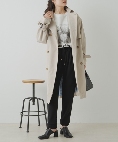 PUAL CE CIN（ピュアルセシン）の「【Du noir】裾アクセントイージーパンツ（その他パンツ・レディース・カーキ/ブラック・FREE）」の14枚目の写真