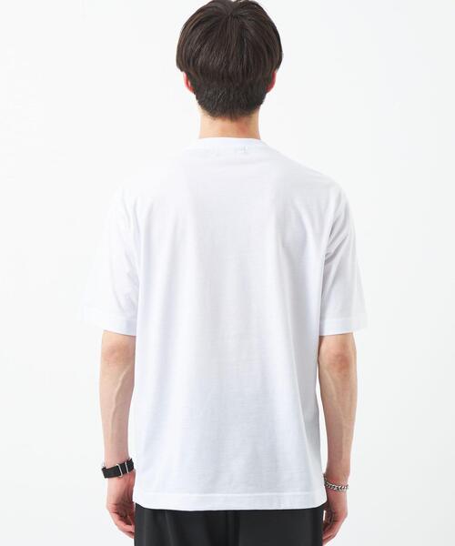 green label relaxing（グリーンレーベルリラクシング）の「コットン アクリル テンジク レイヤード Tシャツ（ニット/セーター・メンズ・ライトグレー/ライトブルー/ブラック・XL/L/S/M）」の10枚目の写真