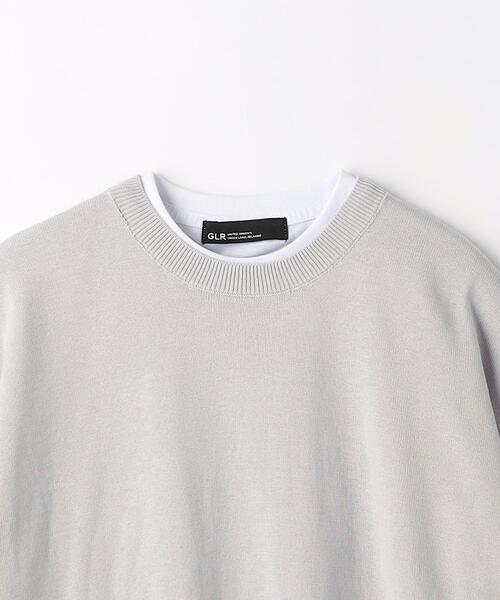 green label relaxing美品 メランジニットL コットン　伸縮性 srm018 GREEN LABEL RELAXING コットンニット - メルカリ