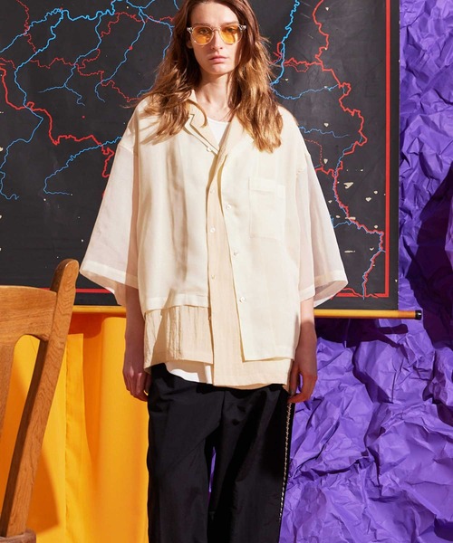 UNISEX》Prime-Over Layering Short Sleeve Shirt/プライム