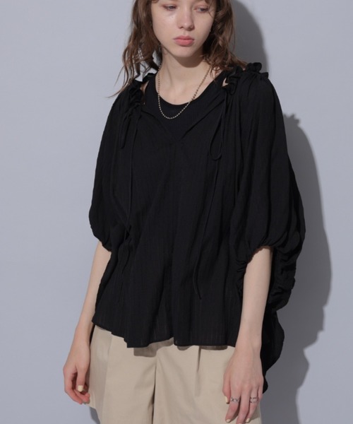■本日限定‼️ラスト1点■新品【CADUNE】カデュネ バルーンチュニック CADUNE（カデュネ）の「バルーンチュニックブラウス（シャツ