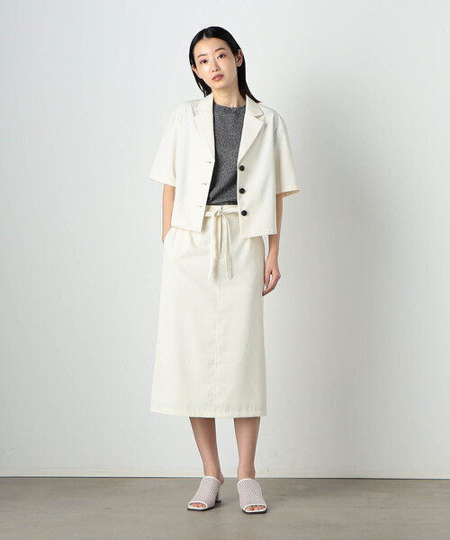 COMME CA ISM（コムサイズム）の「【セットアップ対応】ペンシルスカート（スカート・レディース・オレンジ/キャメル/アイボリー・MEDIUM/LARGE）」の4枚目の写真