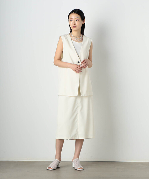 COMME CA ISM（コムサイズム）の「【セットアップ対応】ペンシルスカート（スカート・レディース・オレンジ/キャメル/アイボリー・MEDIUM/LARGE）」の10枚目の写真