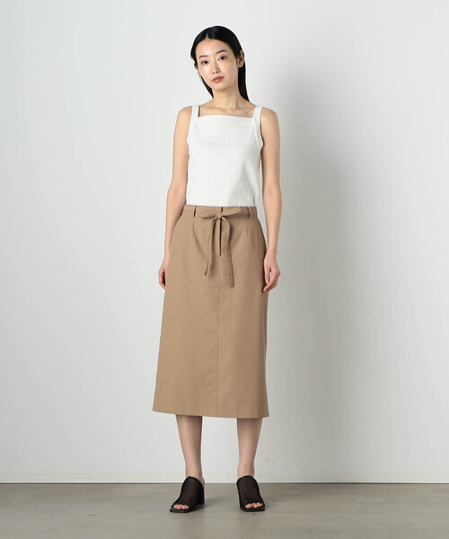 COMME CA ISM（コムサイズム）の「【セットアップ対応】ペンシルスカート（スカート・レディース・オレンジ/キャメル/アイボリー・MEDIUM/LARGE）」の8枚目の写真