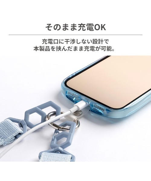 iFace(アイフェイス)の「iFace Hang and ストラップホルダー(スマホグッズ・レディース・クリア/ブラック/ゴールド・FREE)」の5枚目の写真