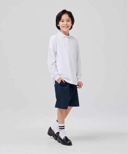BEAMS SCHOOL ネイビー ポロシャツ L 東京都 武蔵野大学中学校・高等学校 夏服用半袖ポロシャツ BEAMS