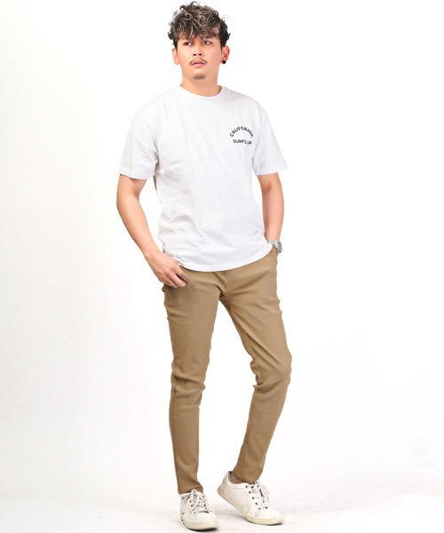 LUXSTYLE(ラグスタイル)の「冷感イージースキニーパンツ(その他パンツ・メンズ・ベージュ/ネイビー/ブラック・M/L/XL)」の7枚目の写真