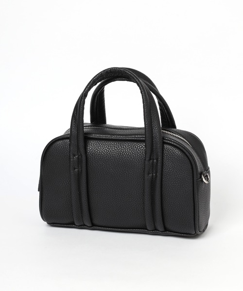 mysty woman(ミスティウーマン)の「ラウンドミニボストンBAG 962927(ボストンバッグ・レディース・マスタード/ブラック/アイボリー・FREE)」の20枚目の写真