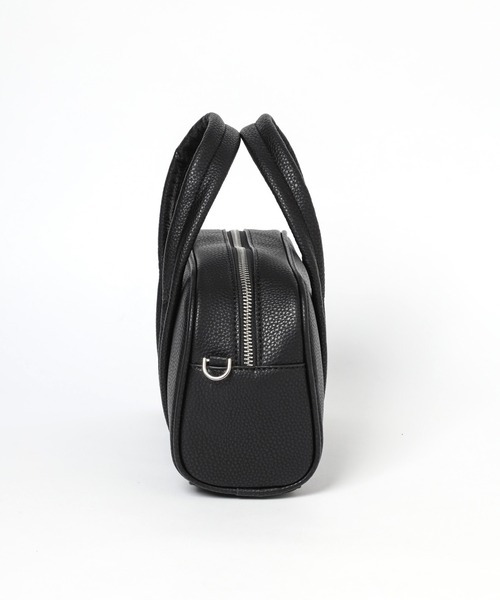 mysty woman(ミスティウーマン)の「ラウンドミニボストンBAG 962927(ボストンバッグ・レディース・マスタード/ブラック/アイボリー・FREE)」の17枚目の写真