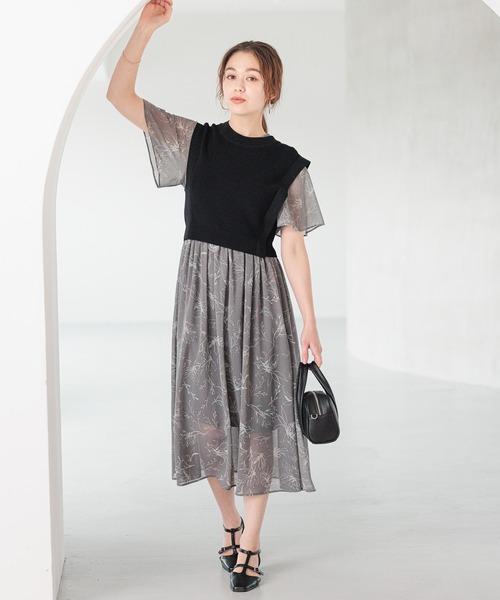 mysty woman(ミスティウーマン)の「ラウンドミニボストンBAG 962927(ボストンバッグ・レディース・マスタード/ブラック/アイボリー・FREE)」の16枚目の写真