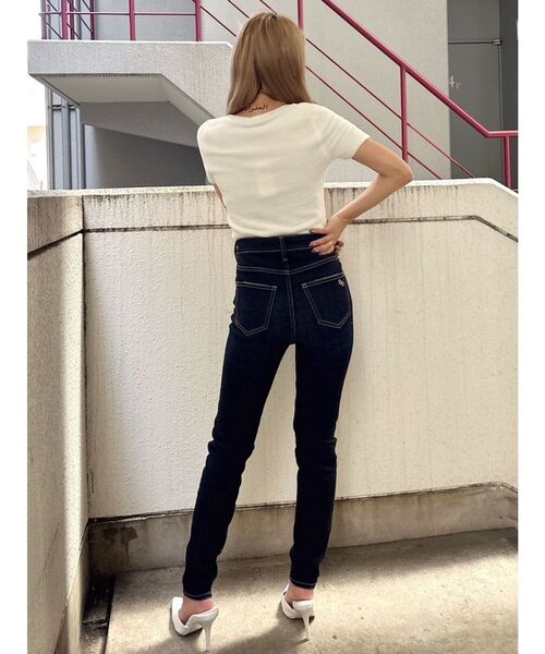 GYDA(ジェイダ)の「シャギーハーフスリーブニットTOPS(ニット/セーター・レディース・ベージュ/パープル/オフホワイト・FREE)」の21枚目の写真