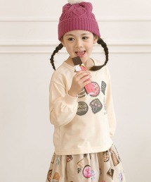 チョコレート柄 ミニ裏毛トレーナー(100~140cm)