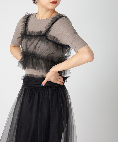 チュールビスチェ（ベスト）｜VERMEIL par iena（ヴェルメイユパー