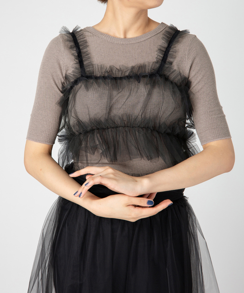 チュールビスチェ（ベスト）｜VERMEIL par iena（ヴェルメイユパー