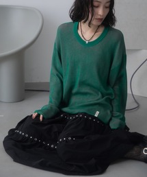 VACANCY（ヴァカンシー）の「プレーティング配色リブトップス/ユニセックス/新色追加（Tシャツ/カットソー）」