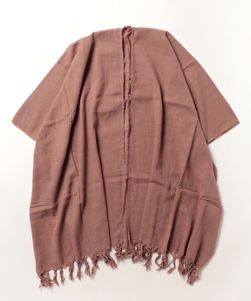 チャイハネ(チャイハネ)の「【チャイハネ】カディフリンジMEN'Sカーディガン(カーディガン/ボレロ・メンズ・グリーン/オフホワイト/ブラック/ブラウン・FREE)」の4枚目の写真