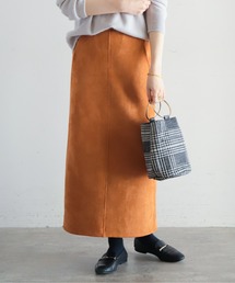 NOMBRE IMPAIR | カットフェイクスウェード　釦スカート(スカート)