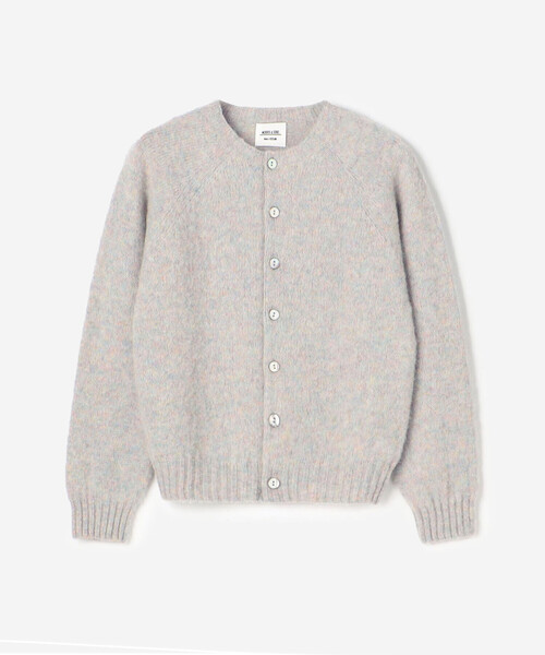 MORRIS & SONS ブラッシュクルーカーディガン MORRIS & SONS | ブラッシュクルーカーディガン WOMEN