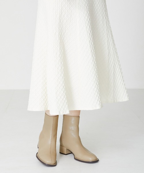 WA ORiental TRaffic（ダブルエーオリエンタルトラフィック）の「ソフトレザーオーバーヒールブーツ 32407（ブーツ・レディース・グリーン/ブラック/ベージュ・LL/S/M/L）」の19枚目の写真