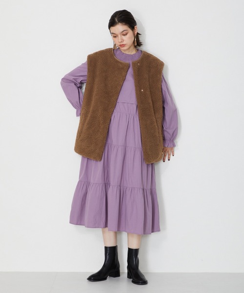 WA ORiental TRaffic（ダブルエーオリエンタルトラフィック）の「ソフトレザーオーバーヒールブーツ 32407（ブーツ・レディース・グリーン/ブラック/ベージュ・LL/S/M/L）」の12枚目の写真