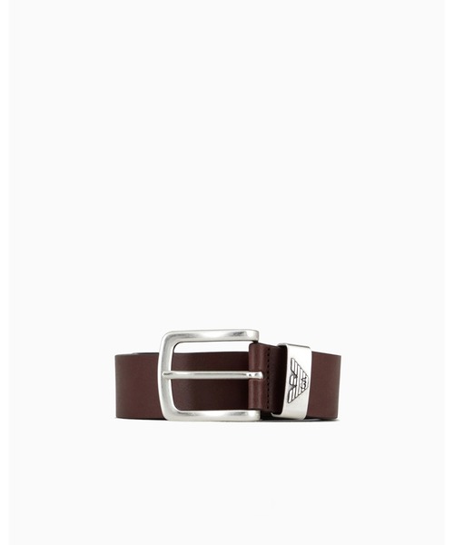 エンポリオ アルマーニ】ベルト レザー製 ロゴバックル（ベルト