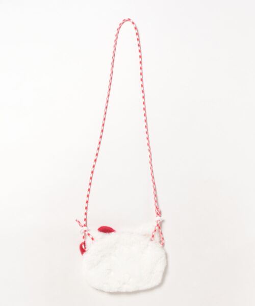 sanrio（サンリオ）の「sanrio/サンリオキャラクターズ　ぬいぐるみサコッシュ（ショルダーバッグ・レディース・イエロー/ホワイト×ブラック/ホワイト/ブラック/ピンク/レッド・ONE SIZE）」の10枚目の写真