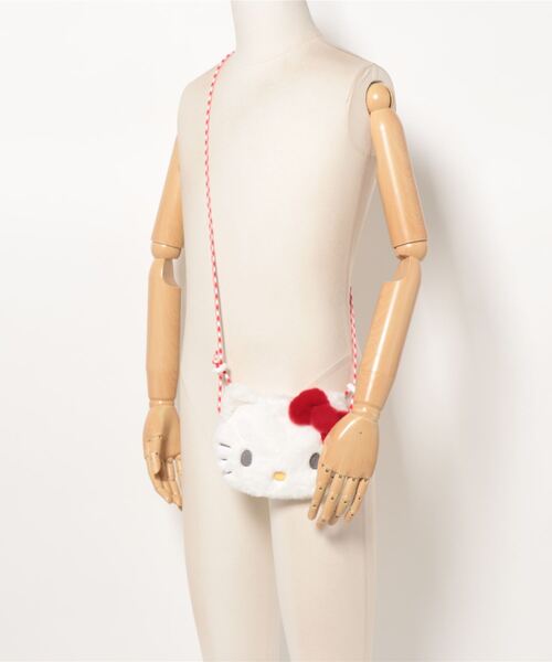 sanrio（サンリオ）の「sanrio/サンリオキャラクターズ　ぬいぐるみサコッシュ（ショルダーバッグ・レディース・イエロー/ホワイト×ブラック/ホワイト/ブラック/ピンク/レッド・ONE SIZE）」の9枚目の写真