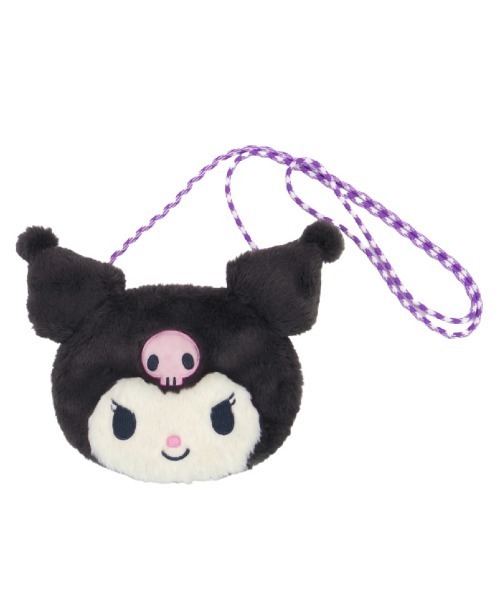 sanrio（サンリオ）の「sanrio/サンリオキャラクターズ　ぬいぐるみサコッシュ（ショルダーバッグ・レディース・イエロー/ホワイト×ブラック/ホワイト/ブラック/ピンク/レッド・ONE SIZE）」の3枚目の写真