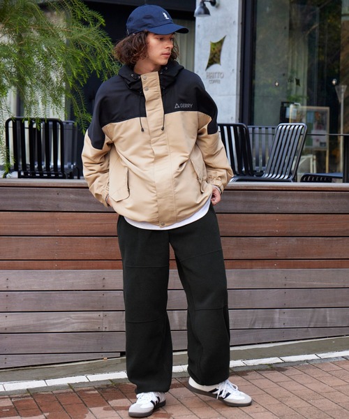 BARK MANHATTAN（バークマンハッタン）の「オーバーサイズイージーリブフリースパンツ（スウェットパンツ・メンズ・チャコール/ブラック/アイボリー/ネイビー/モカ/カーキ/グレー・XL/L/S/M）」の17枚目の写真