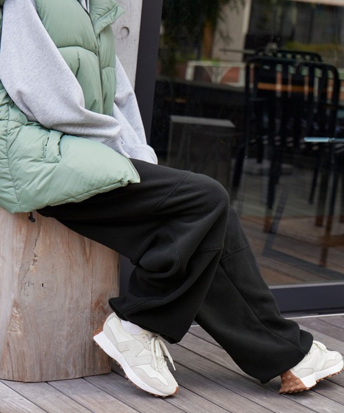 BARK MANHATTAN（バークマンハッタン）の「オーバーサイズイージーリブフリースパンツ（スウェットパンツ・メンズ・チャコール/ブラック/アイボリー/ネイビー/モカ/カーキ/グレー・XL/L/S/M）」の20枚目の写真