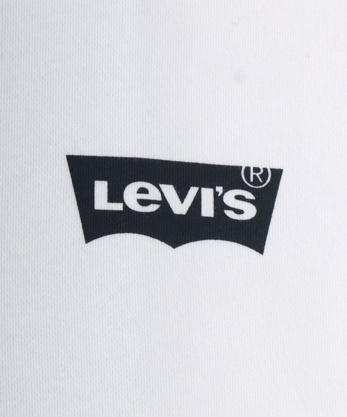 Levi's(リーバイス)の「Levi's/リーバイス ワンポイントロゴ 切替 裏起毛 スエットトレーナー(スウェット・メンズ・ブラック/ブルー・M/L)」の11枚目の写真