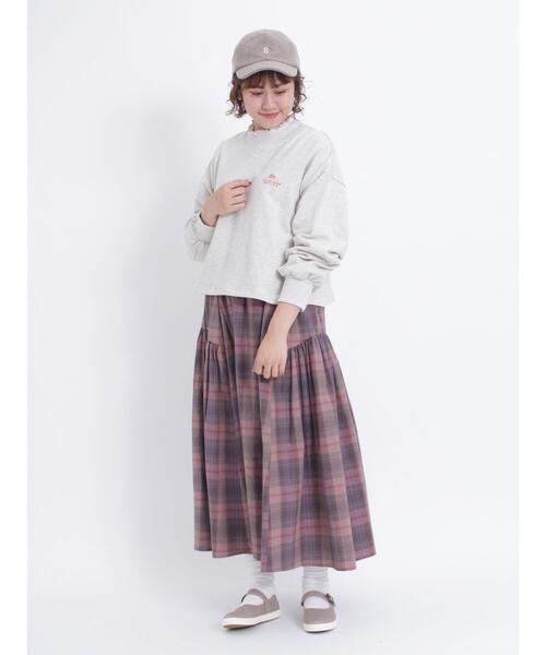 Samansa Mos2（サマンサ モスモス）の「【KELTYXSamansaMos2】裏毛ショート丈スウェット（Tシャツ/カットソー・レディース・ブラウン/ブラック/グレー/グリーン・F）」の16枚目の写真