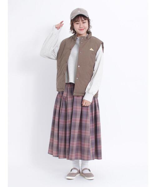 Samansa Mos2（サマンサ モスモス）の「【KELTYXSamansaMos2】裏毛ショート丈スウェット（Tシャツ/カットソー・レディース・ブラウン/ブラック/グレー/グリーン・F）」の18枚目の写真